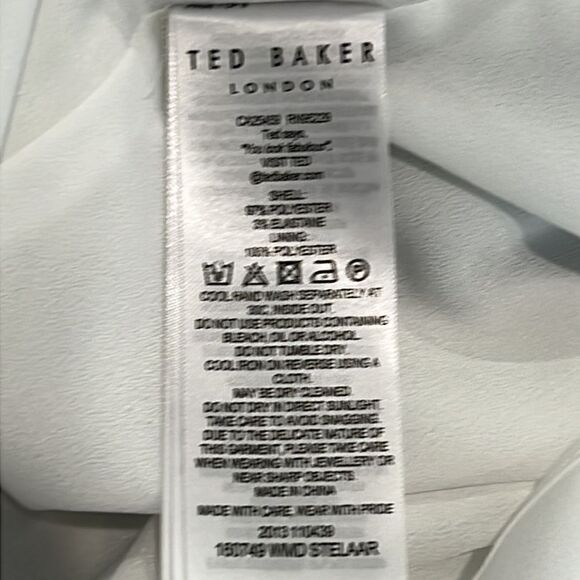 NWT Ted Baker London Stelaar Wilderness MIDI Dress Ted Size 1/ US XS - Picture 15 of 16